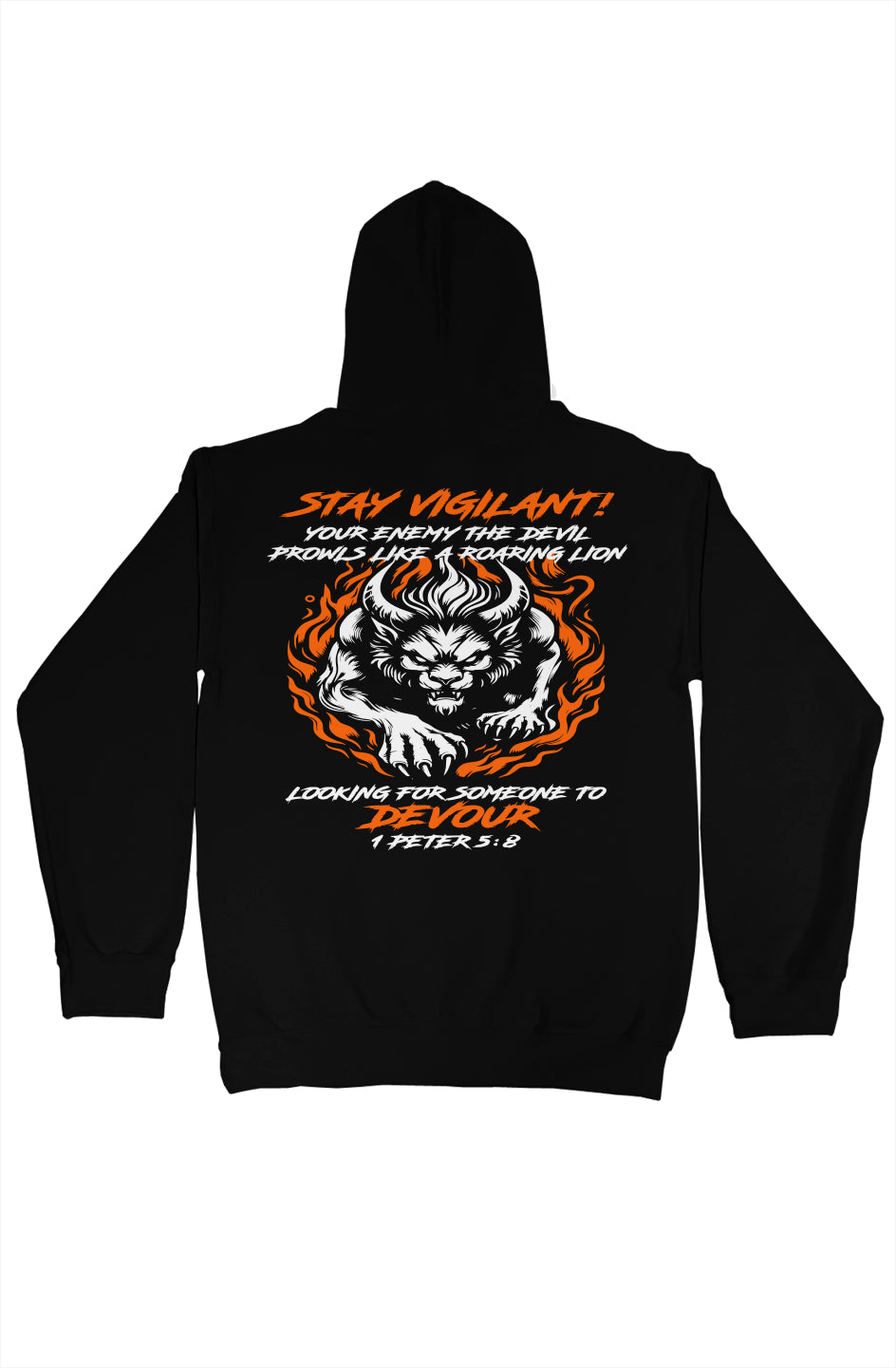 gildan pullover hoody Dark Orange Vigilant