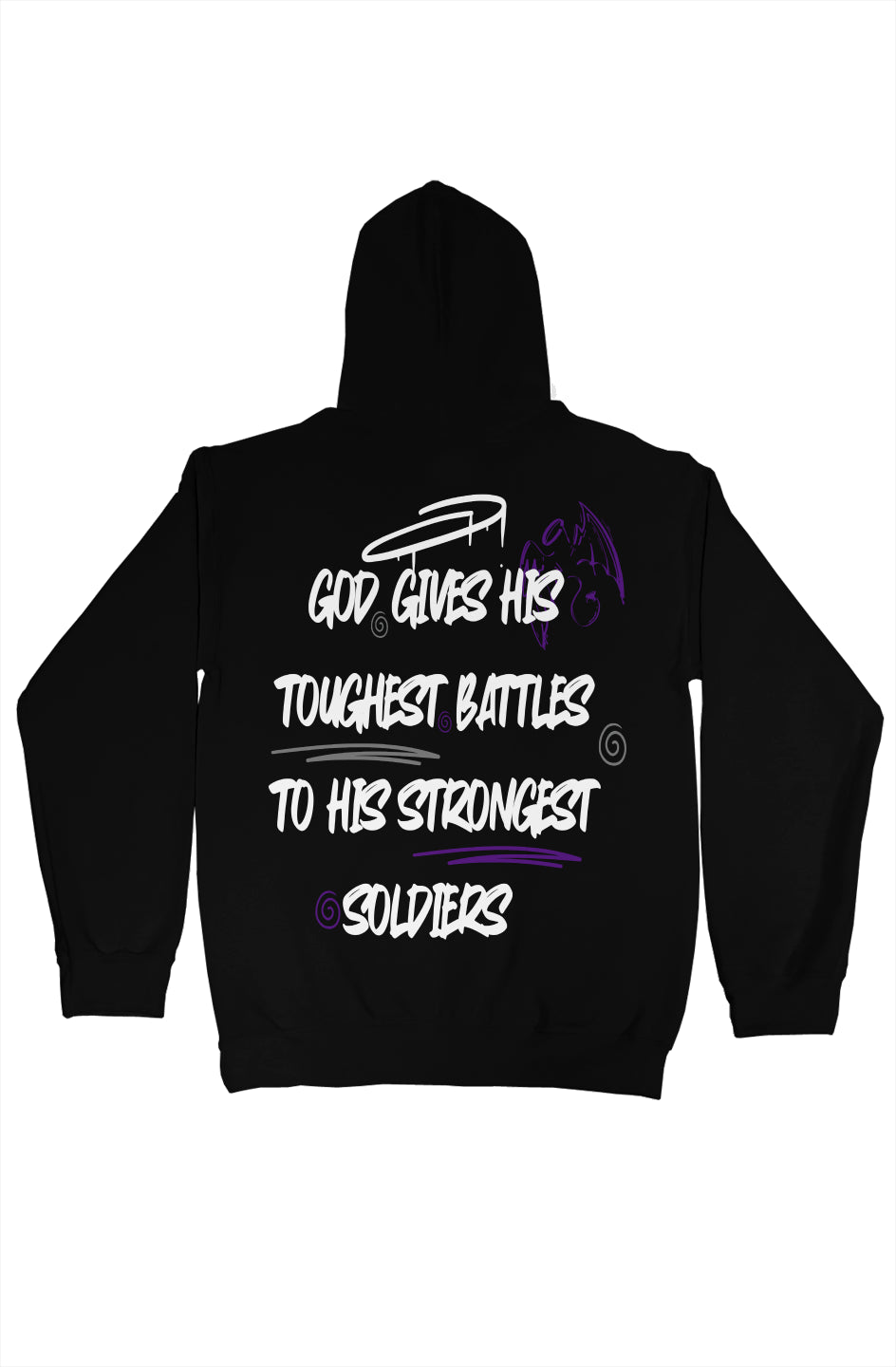 gildan pullover hoody Purple Battles