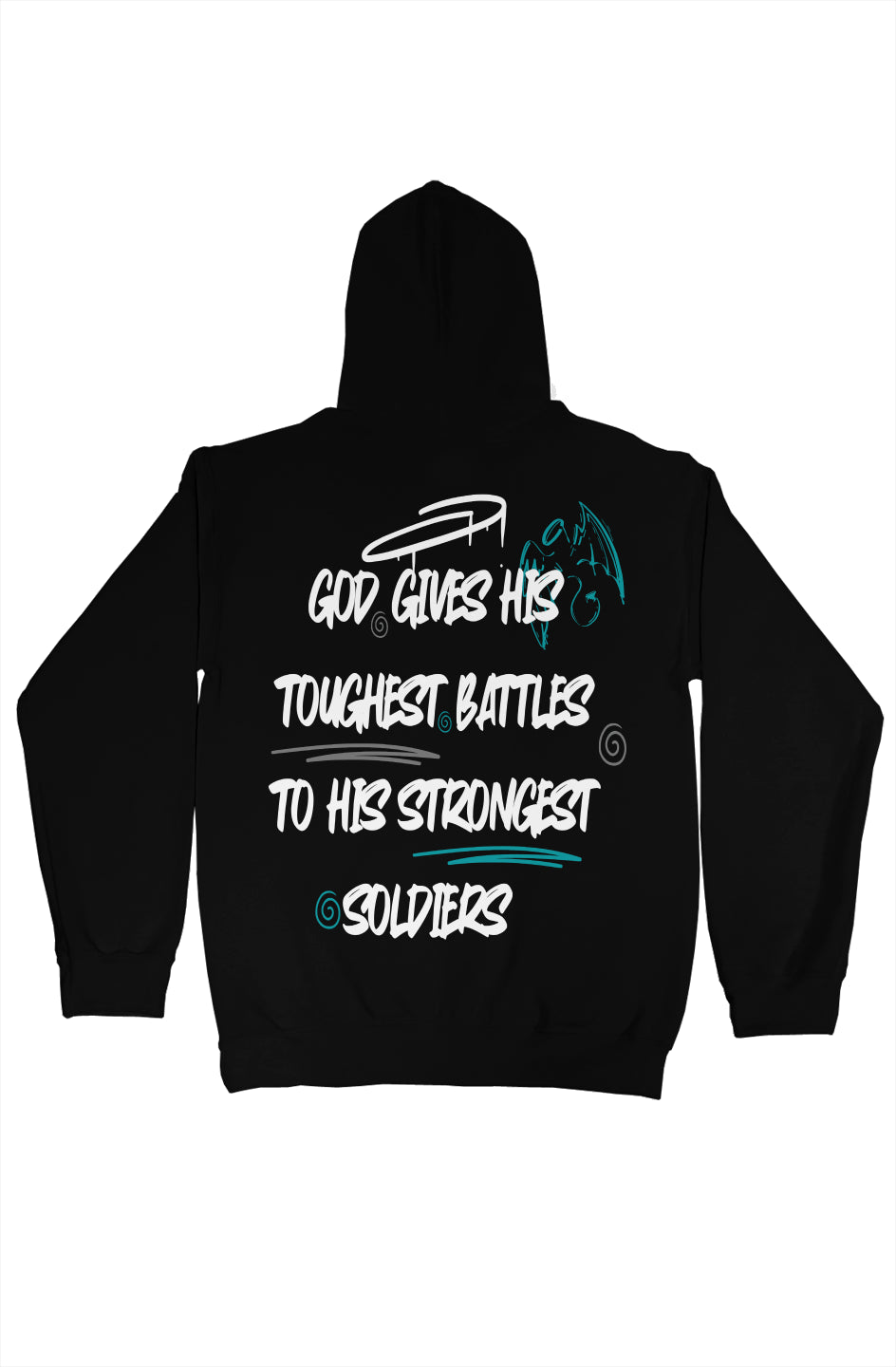 gildan pullover hoody Teal Battles