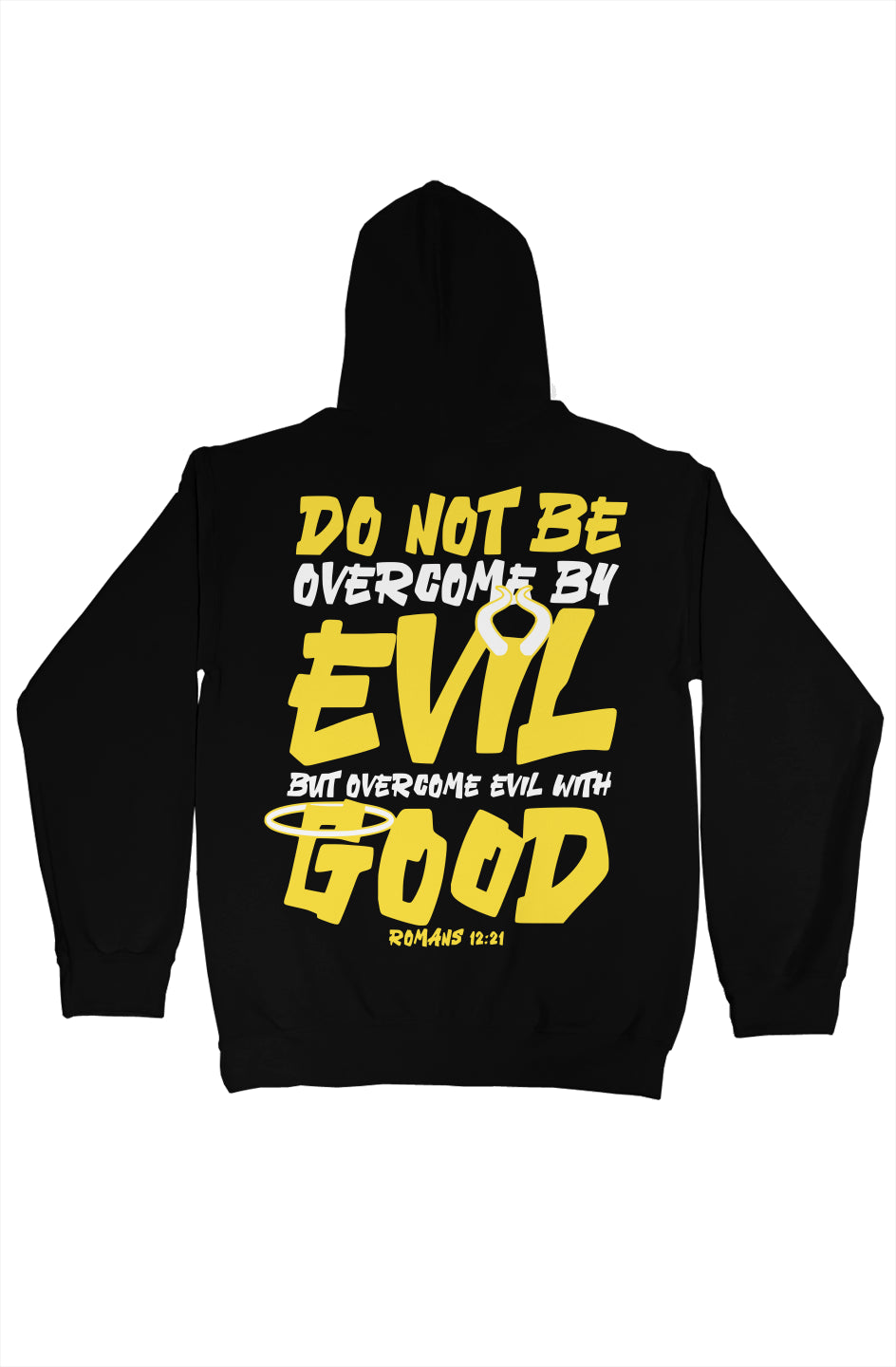 gildan pullover hoody Yellow Evil