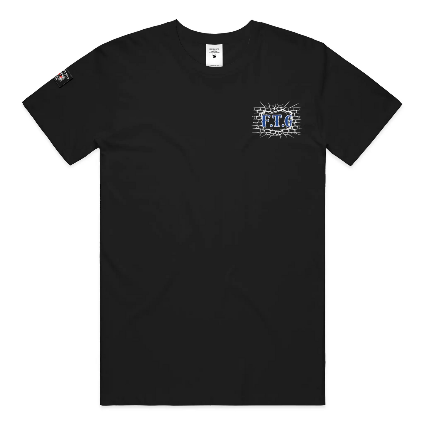 Free The Guyz Circle of Locks- Blue/White