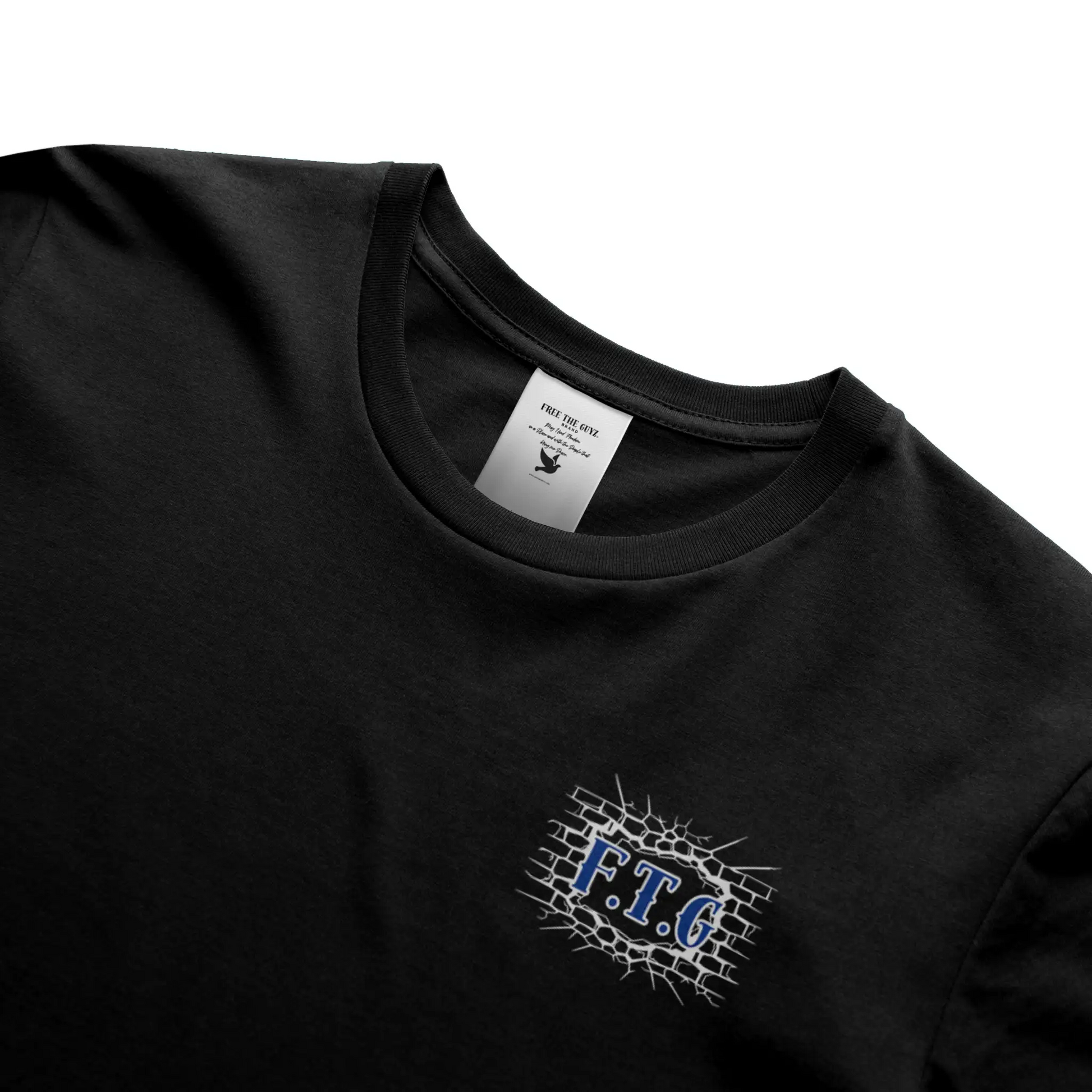 Free The Guyz Circle of Locks- Blue/White