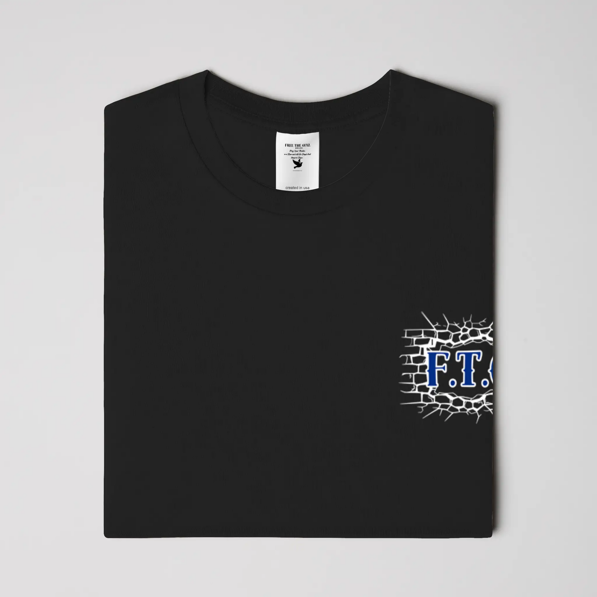 Free The Guyz Circle of Locks- Blue/White