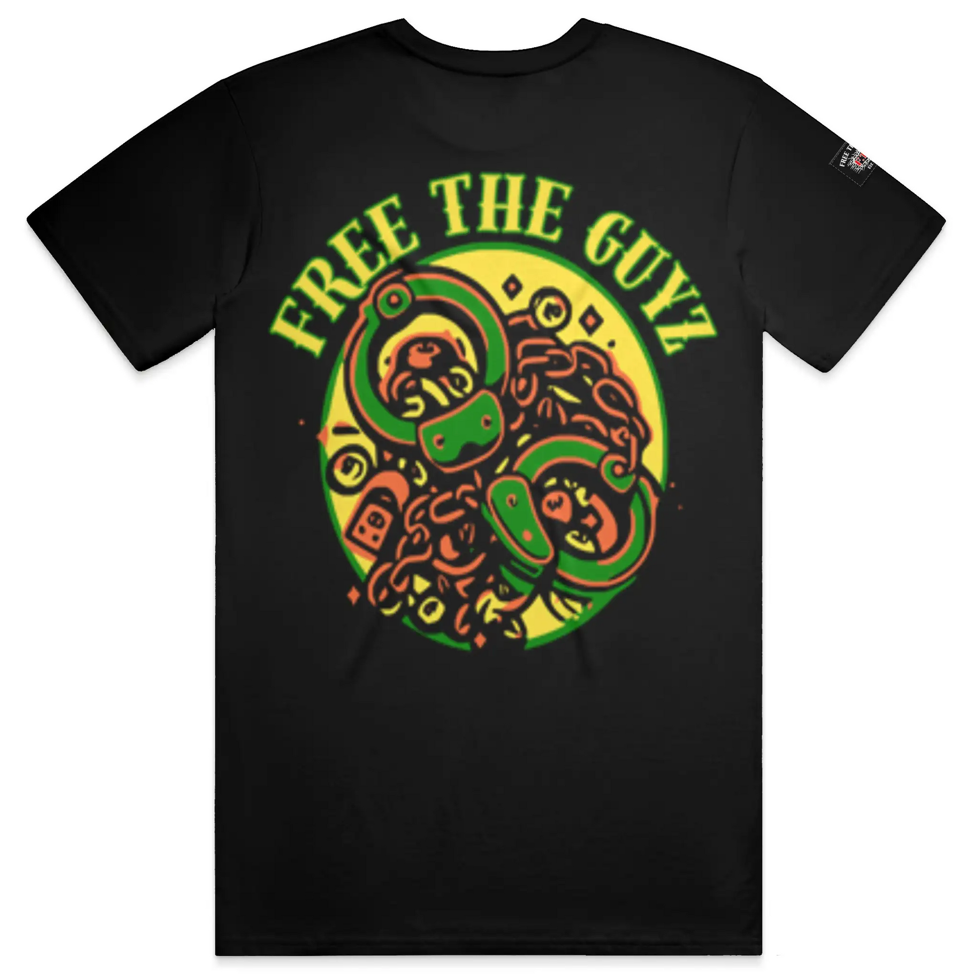 Free The Guyz Circle of Locks- Orange/Green/Yellow