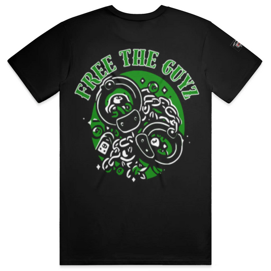Free The Guyz Circle of Locks- Green/White