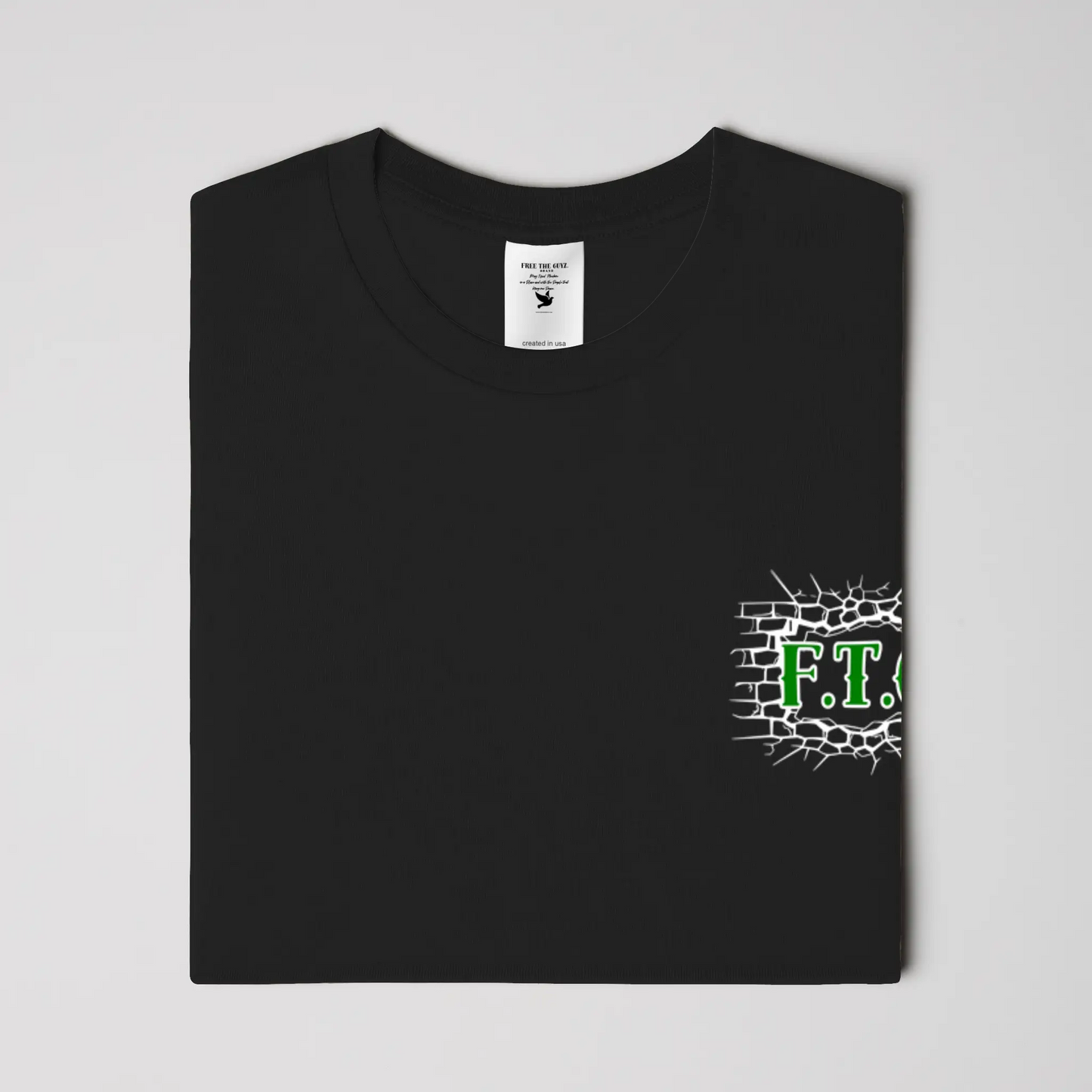 Free The Guyz Circle of Locks- Green/White