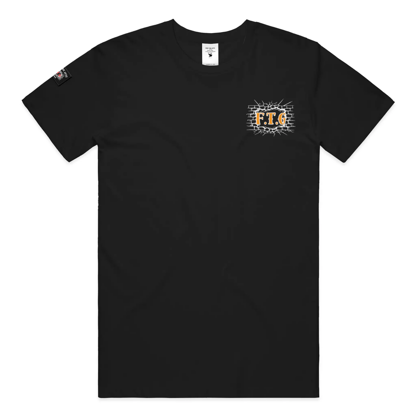 Free The Guyz Circle of Locks- Orange/White