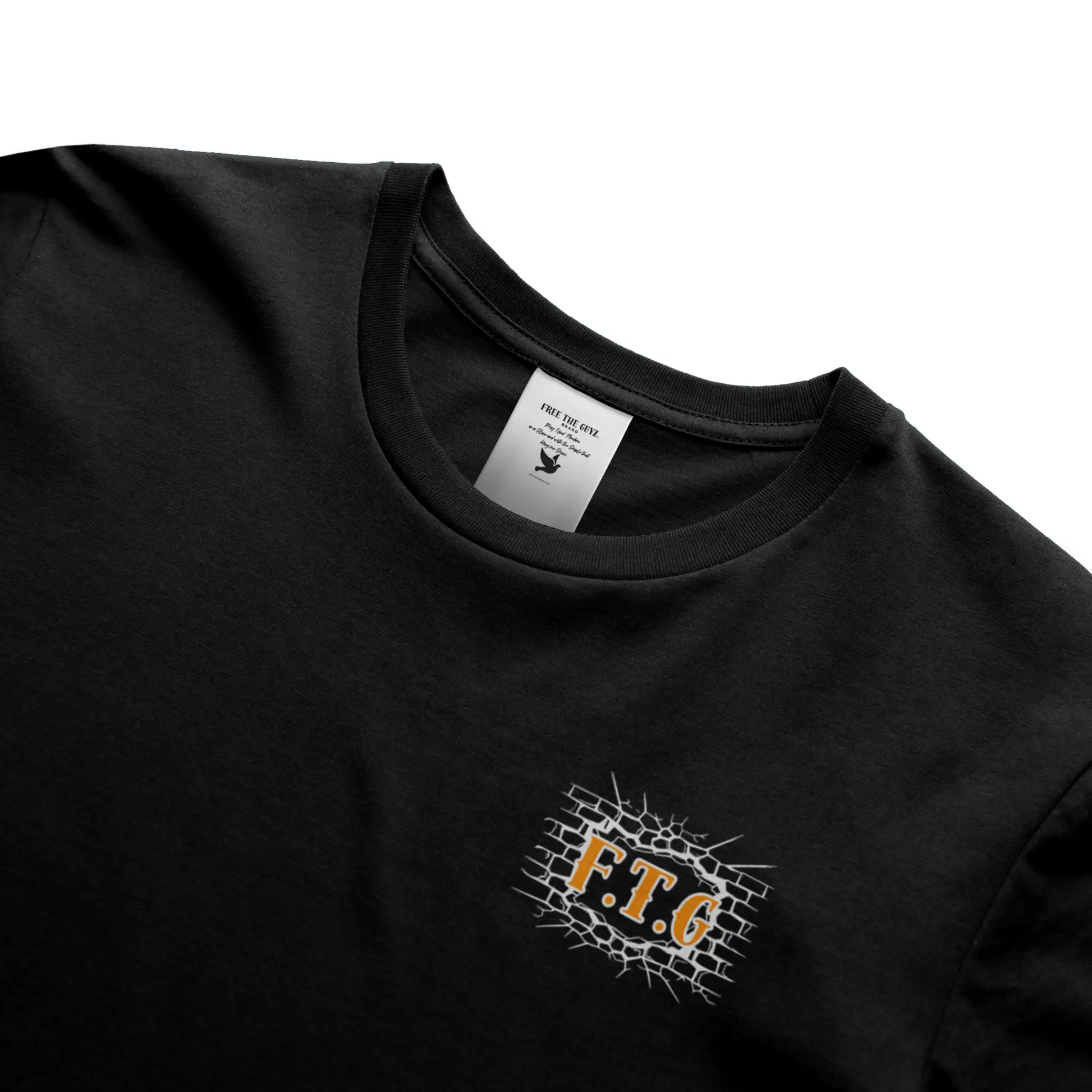 Free The Guyz Circle of Locks- Orange/White