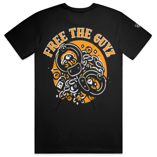 Free The Guyz Circle of Locks- Orange/White