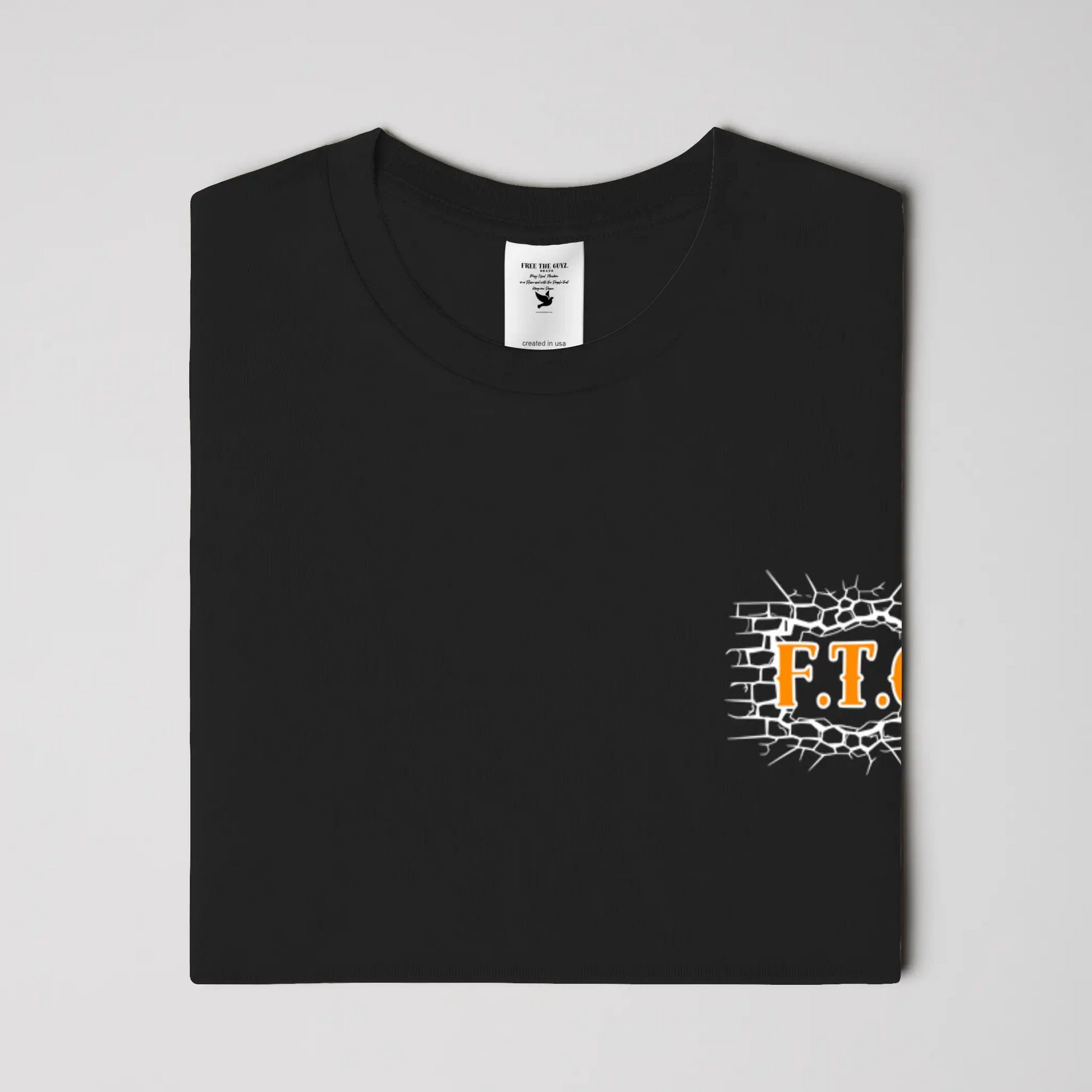 Free The Guyz Circle of Locks- Orange/White