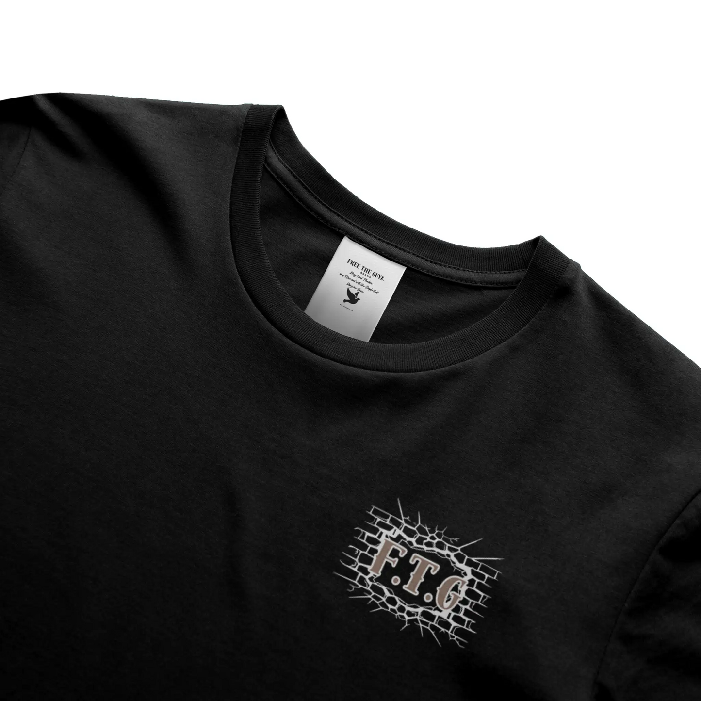 Free The Guyz Circle of Locks- Mocha/White