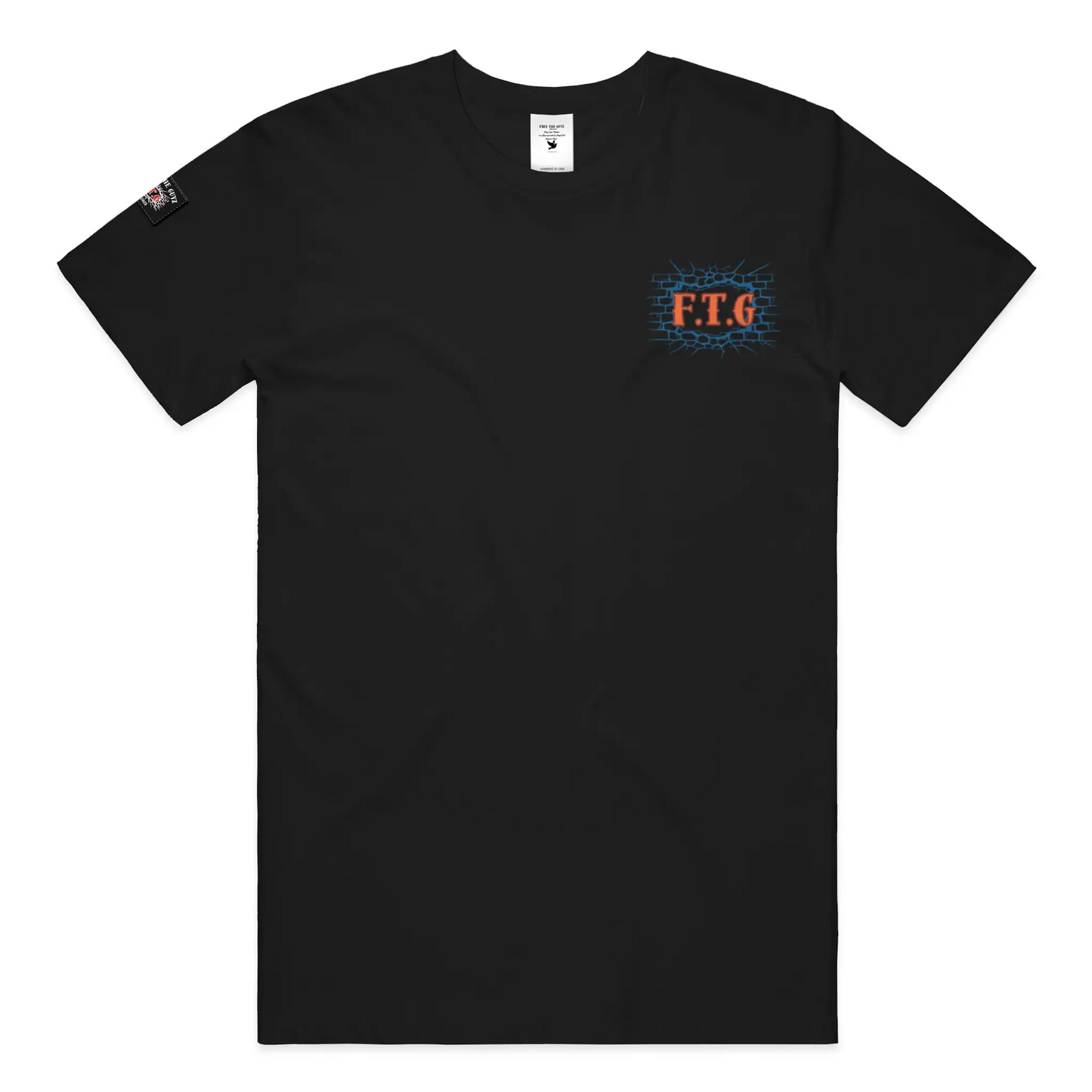 Free The Guyz Circle of Locks- Orange/Blue