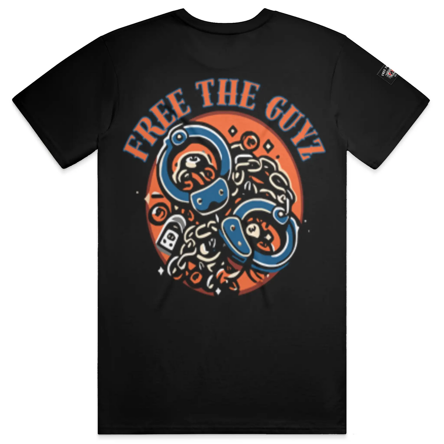 Free The Guyz Circle of Locks- Orange/Blue