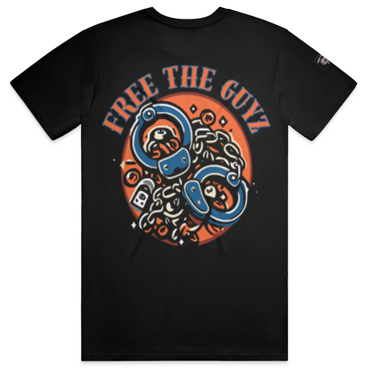Free The Guyz Circle of Locks- Orange/Blue