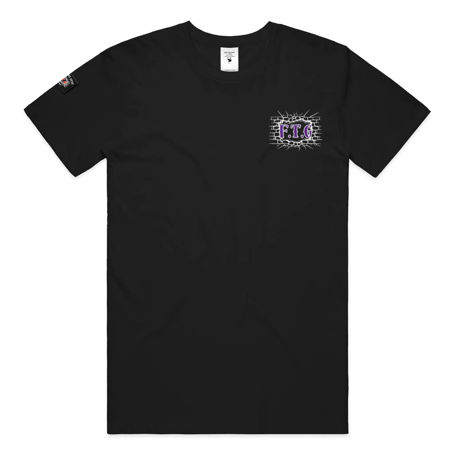 Free The Guyz Circle of Locks- Purple/White