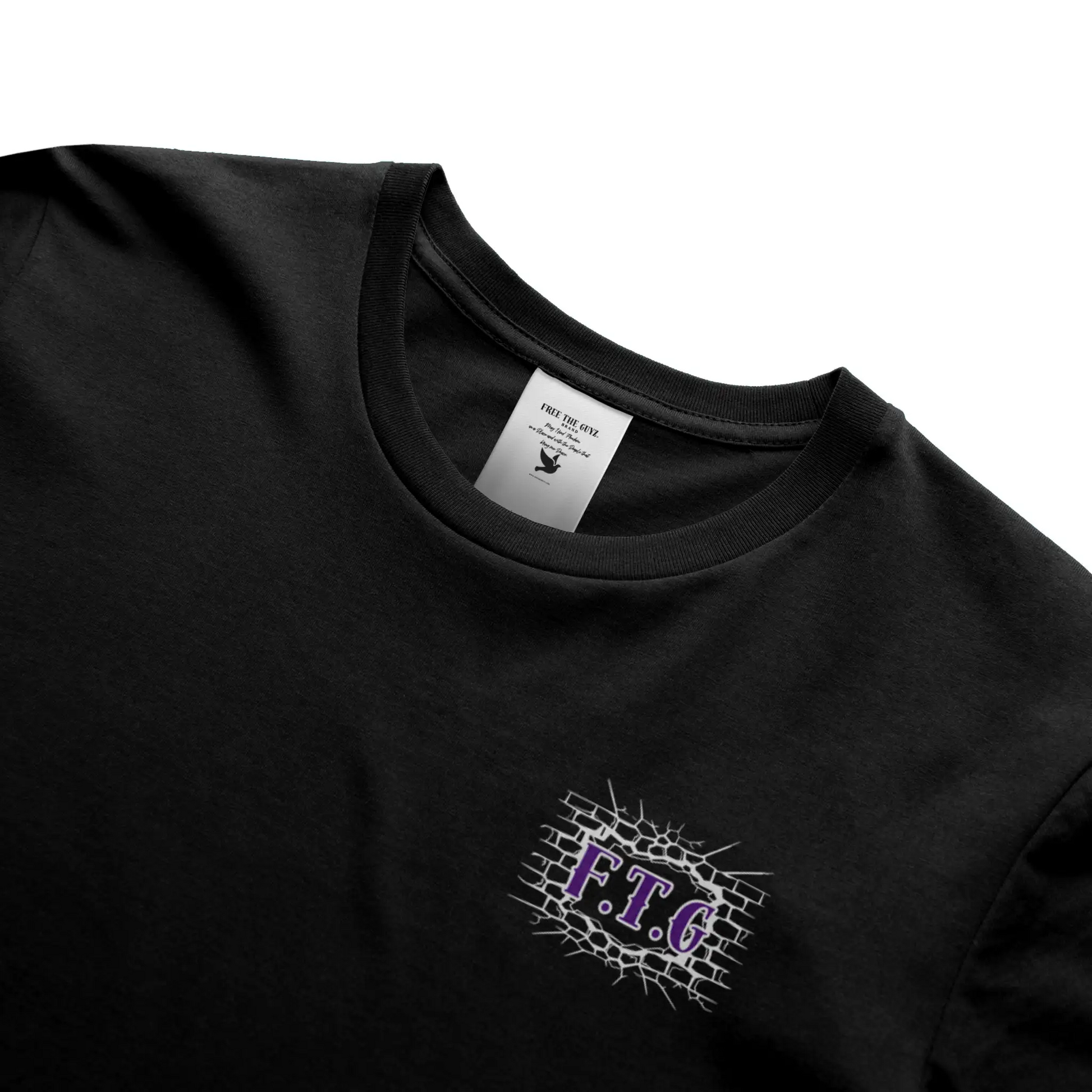 Free The Guyz Circle of Locks- Purple/White