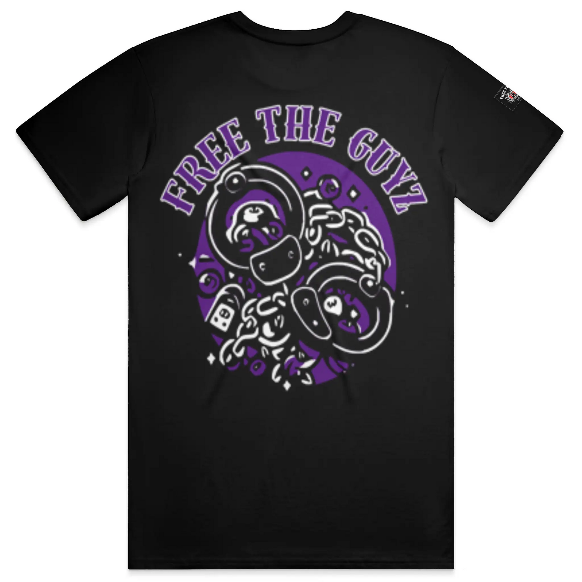 Free The Guyz Circle of Locks- Purple/White