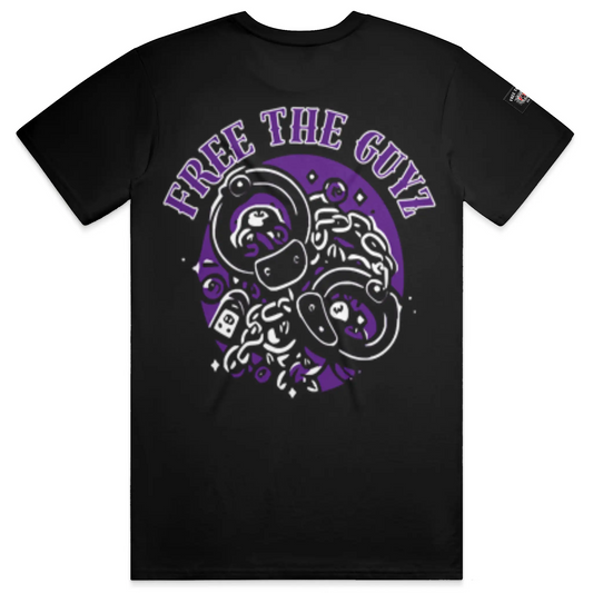 Free The Guyz Circle of Locks- Purple/White