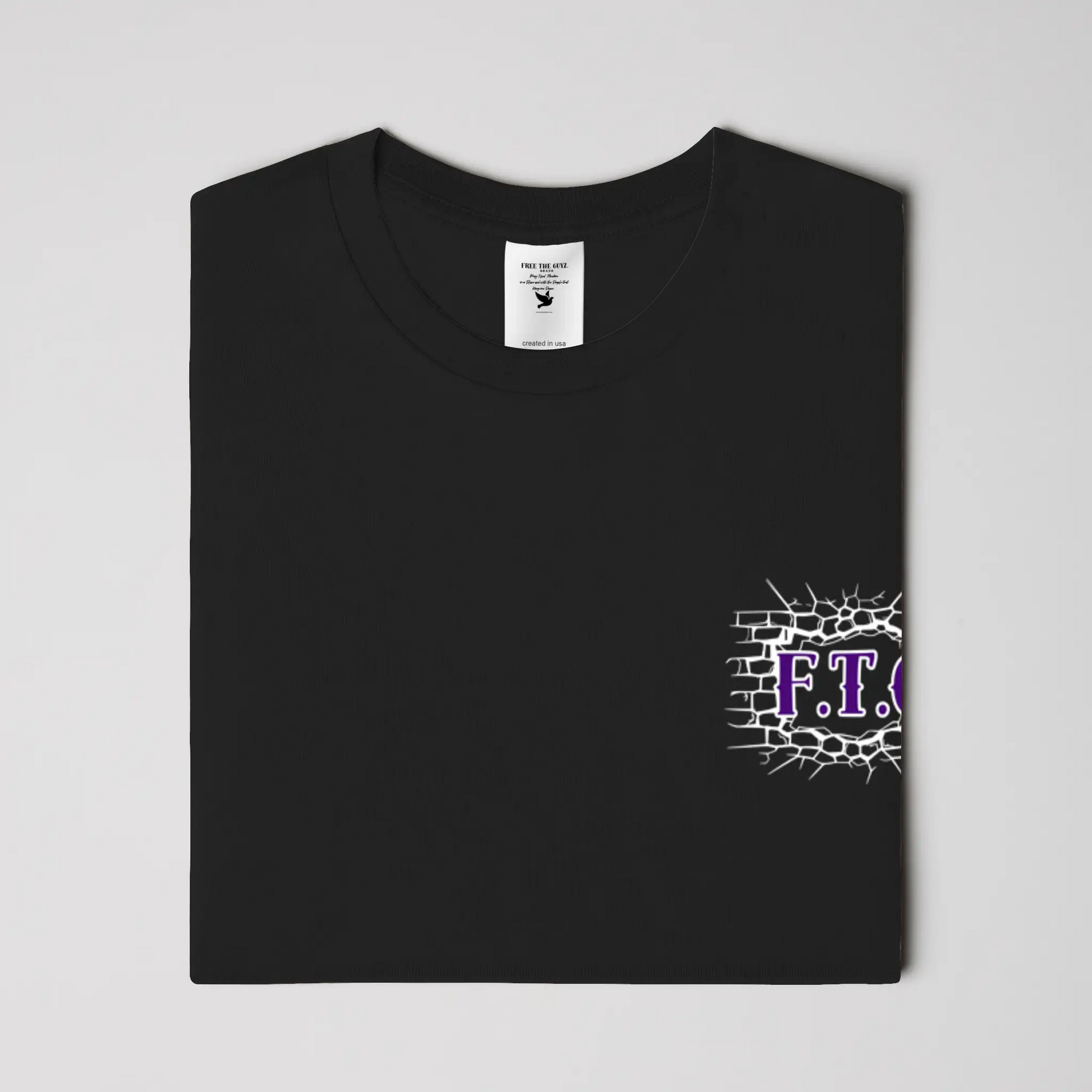 Free The Guyz Circle of Locks- Purple/White