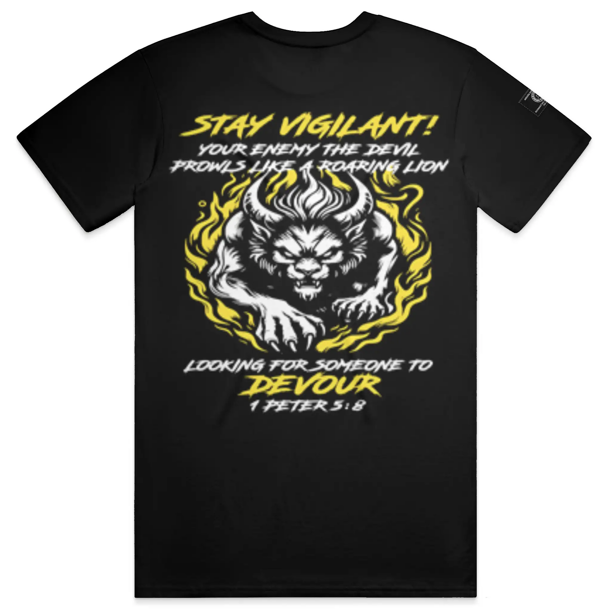 MDD Stay Vigilant yellow