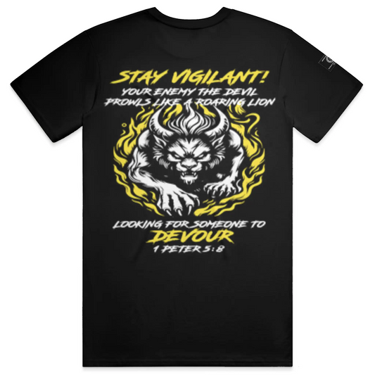 MDD Stay Vigilant yellow