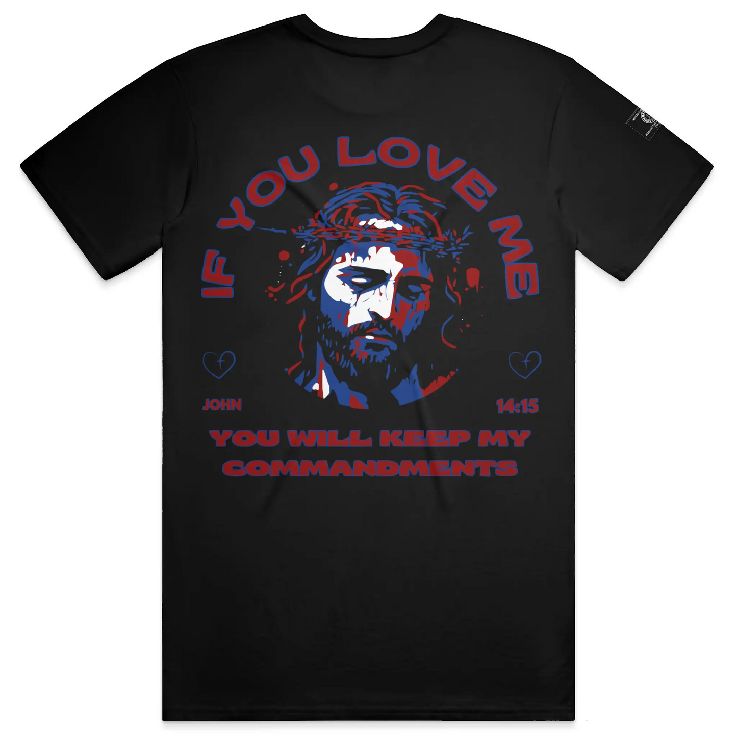 MDD Jesus red white blue