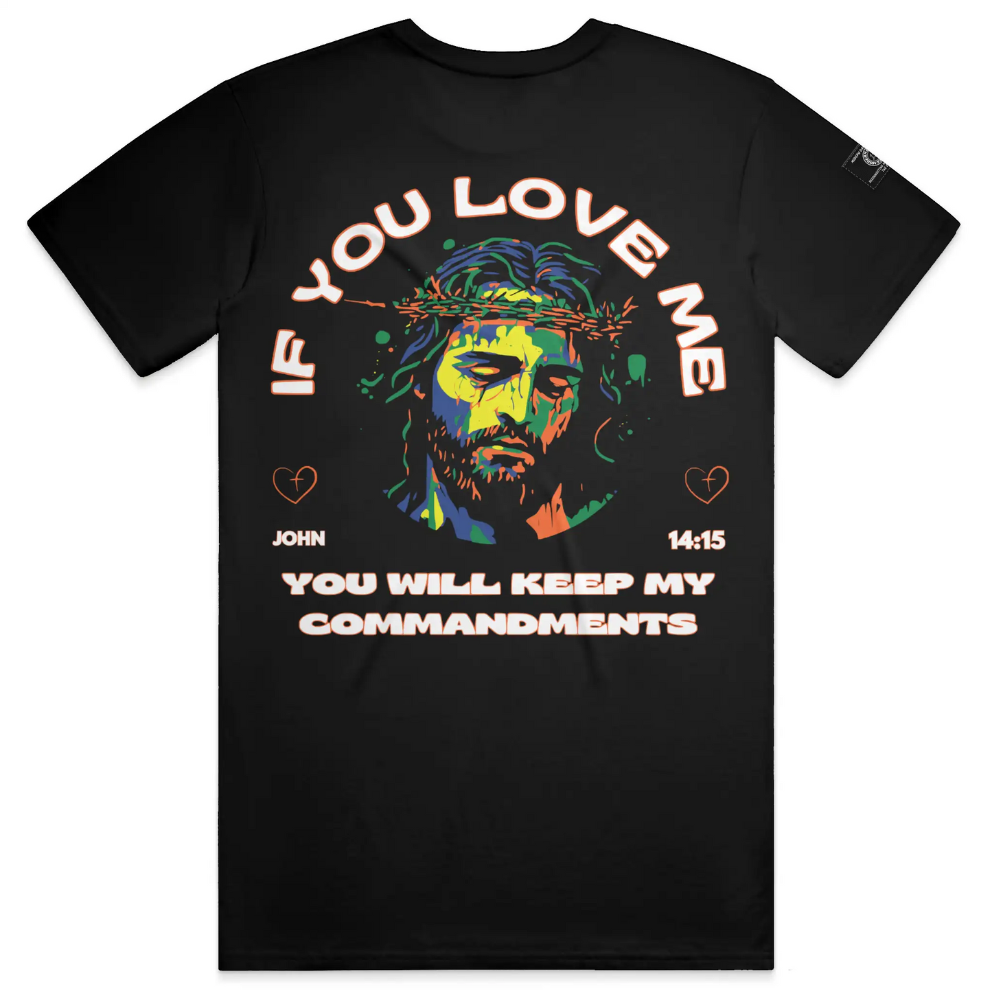 CUSTOMIZATION ITEM "Jesus If You Love Me" 3 color - Pressed By U