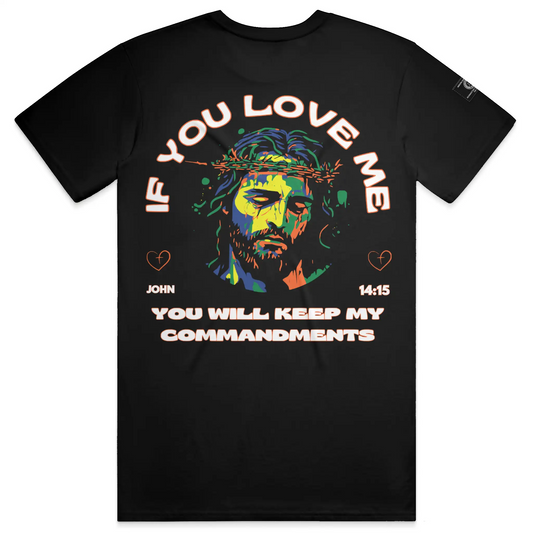 CUSTOMIZATION ITEM "Jesus If You Love Me" 3 color - Pressed By U