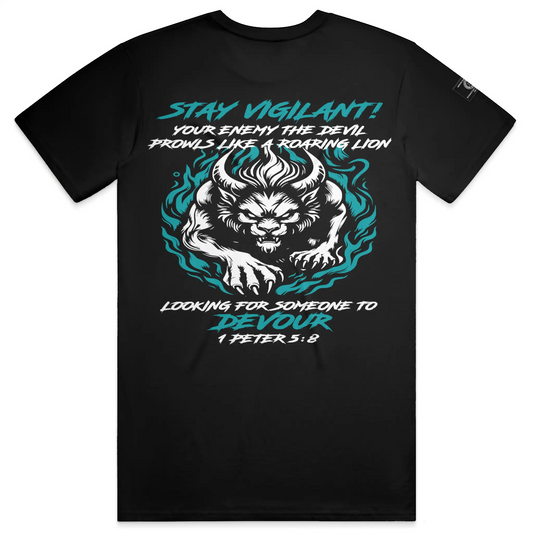 MDD Stay Vigilant teal