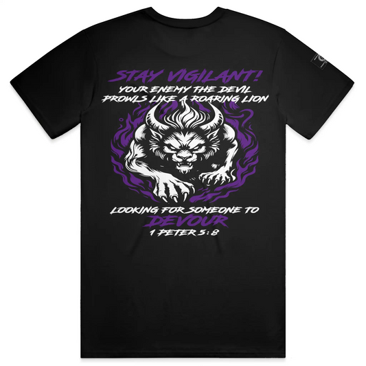 MDD Stay Vigilant purple