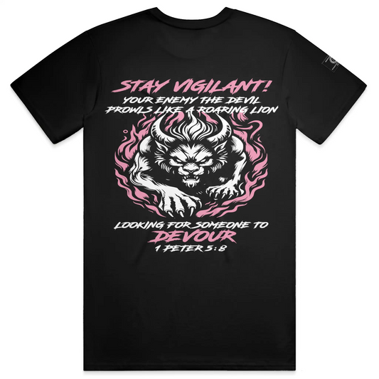 MDD Stay Vigilant light pink