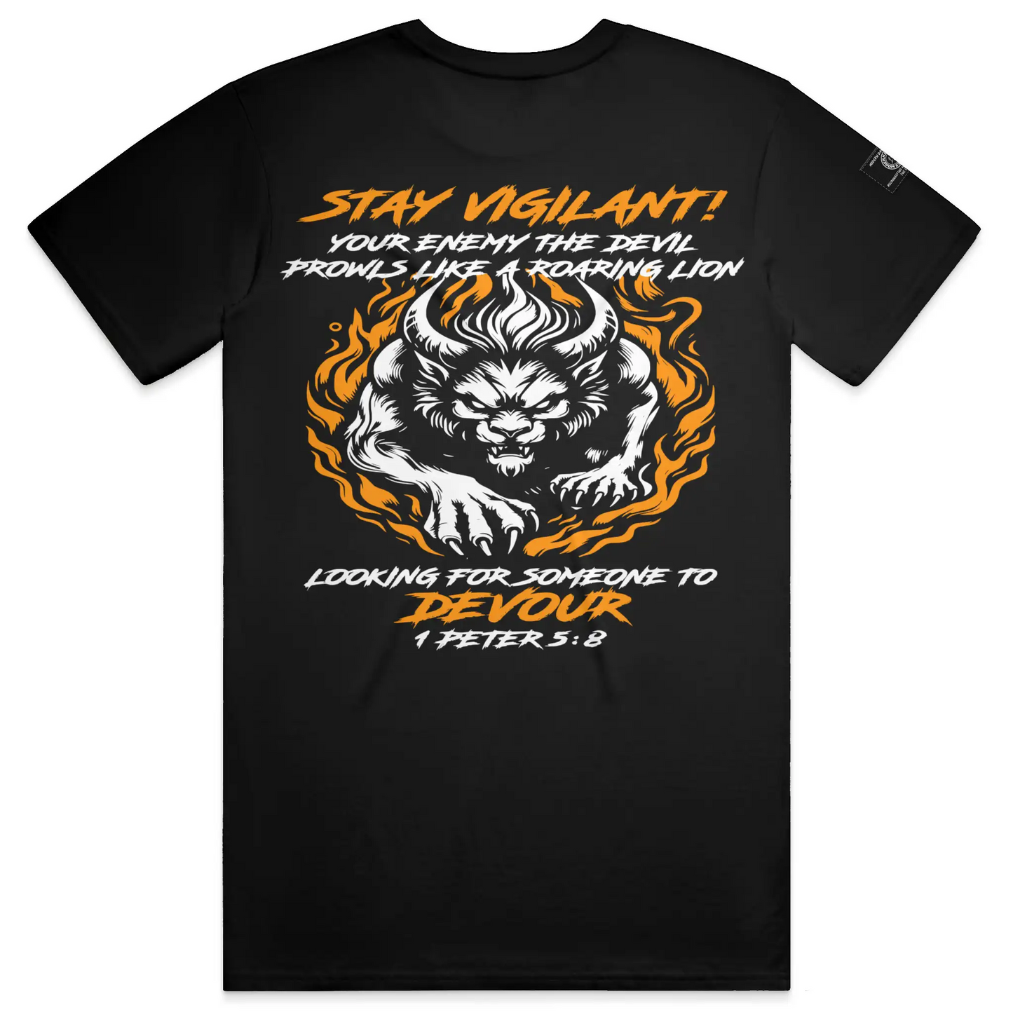 MDD Stay Vigilant light orange