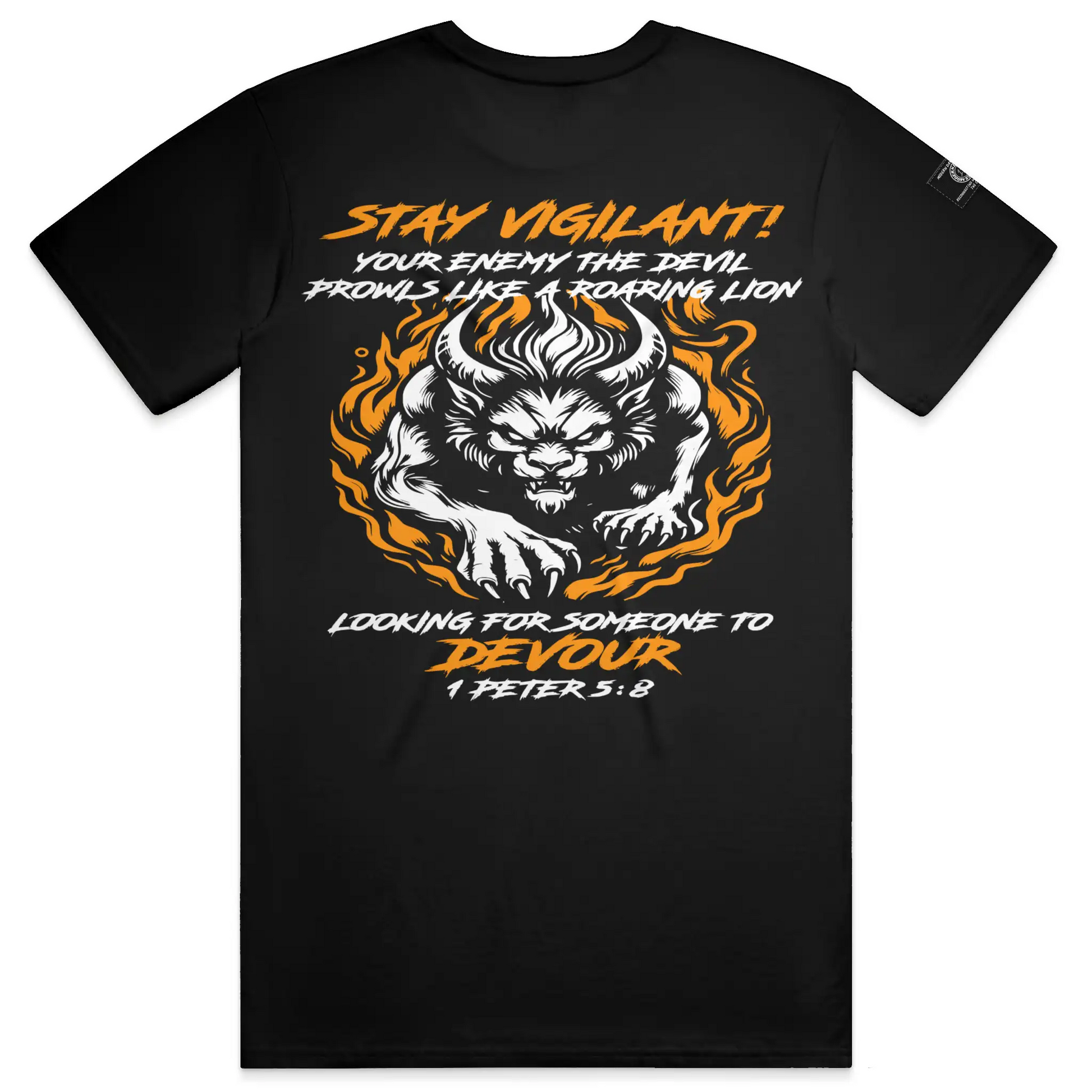 MDD Stay Vigilant light orange