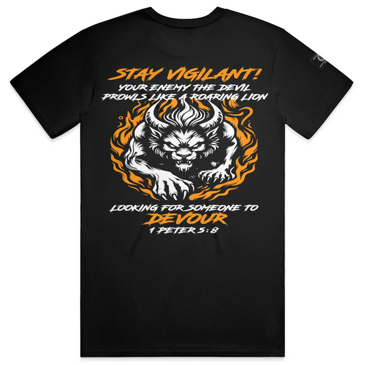 MDD Stay Vigilant light orange