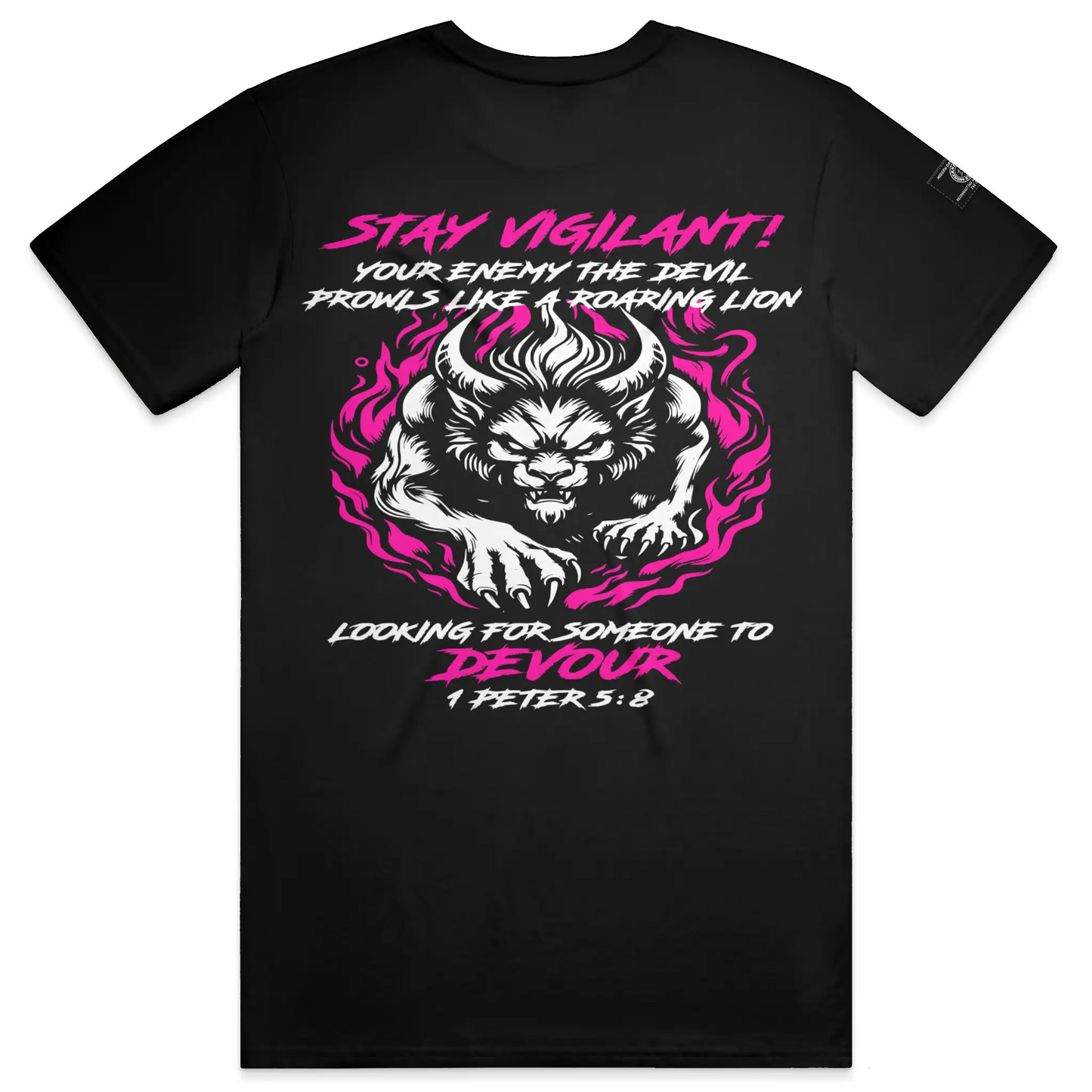 MDD Stay Vigilant hot pink