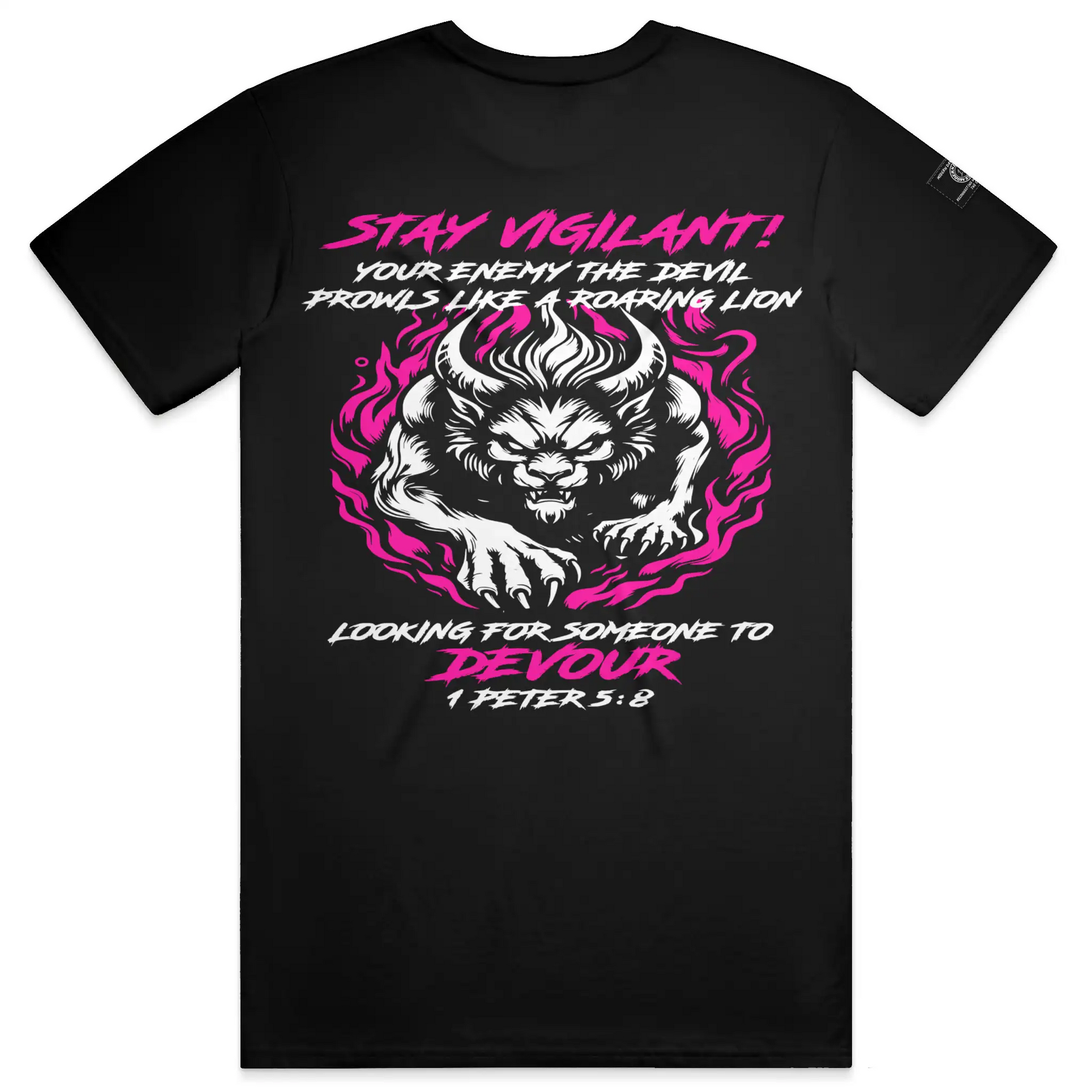 MDD Stay Vigilant hot pink