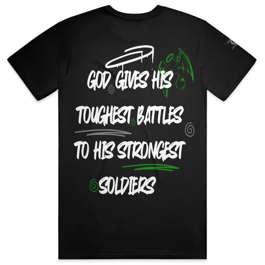 CUSTOMIZATION ITEM "A Soldiers Battles" T-shirt - Pressed By U