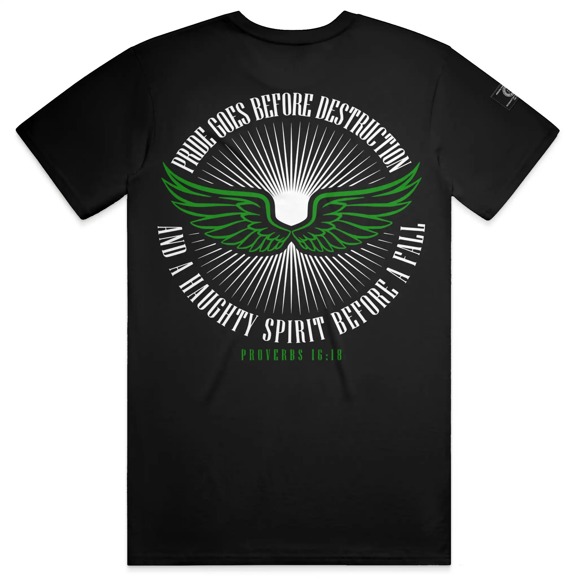 CUSTOMIZATION ITEM "Haughty Spirit" T-shirt - Pressed By U