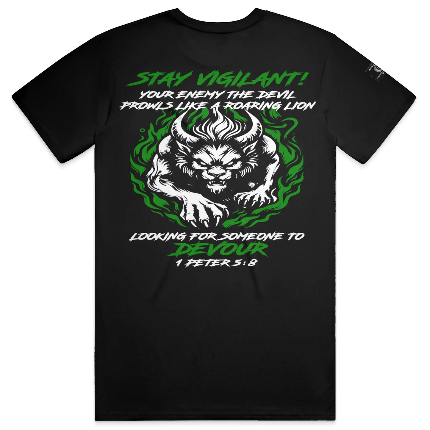 CUSTOMIZATION ITEM "Stay Vigilant" T-shirt - Pressed By U