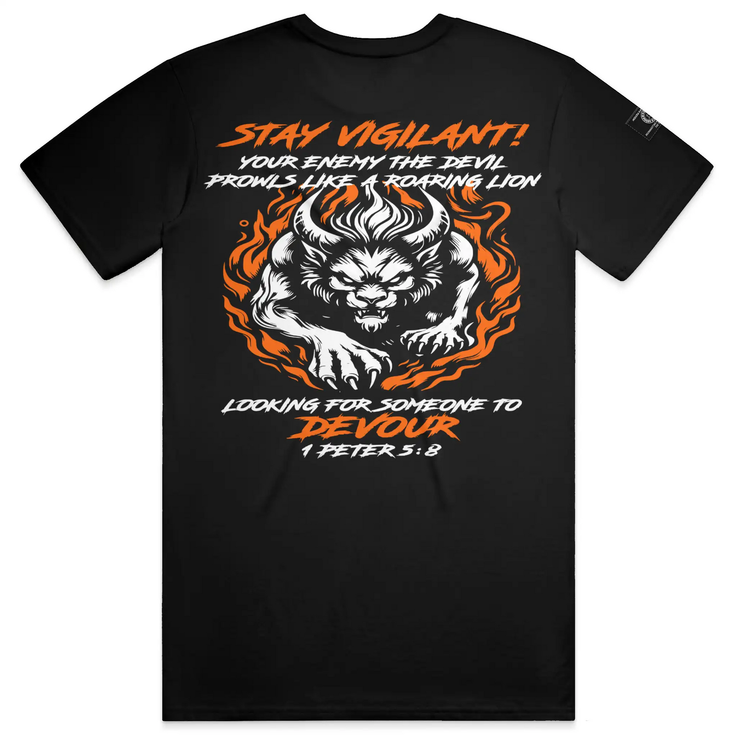 MDD Stay Vigilant dark orange