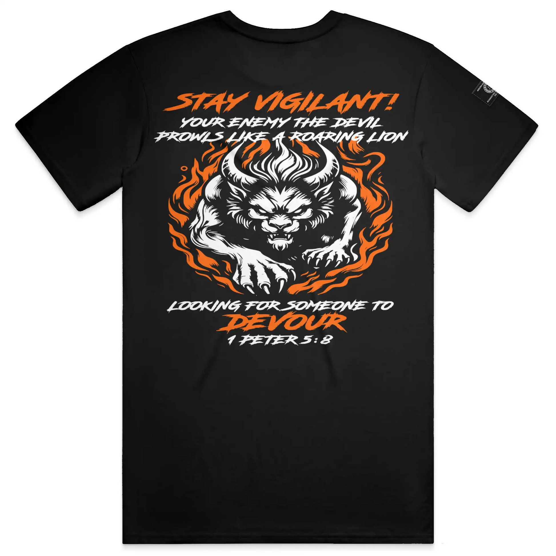 MDD Stay Vigilant dark orange