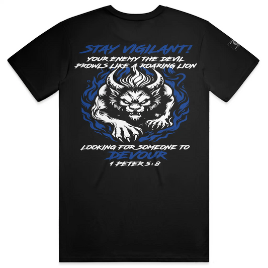 MDD Stay Vigilant blue