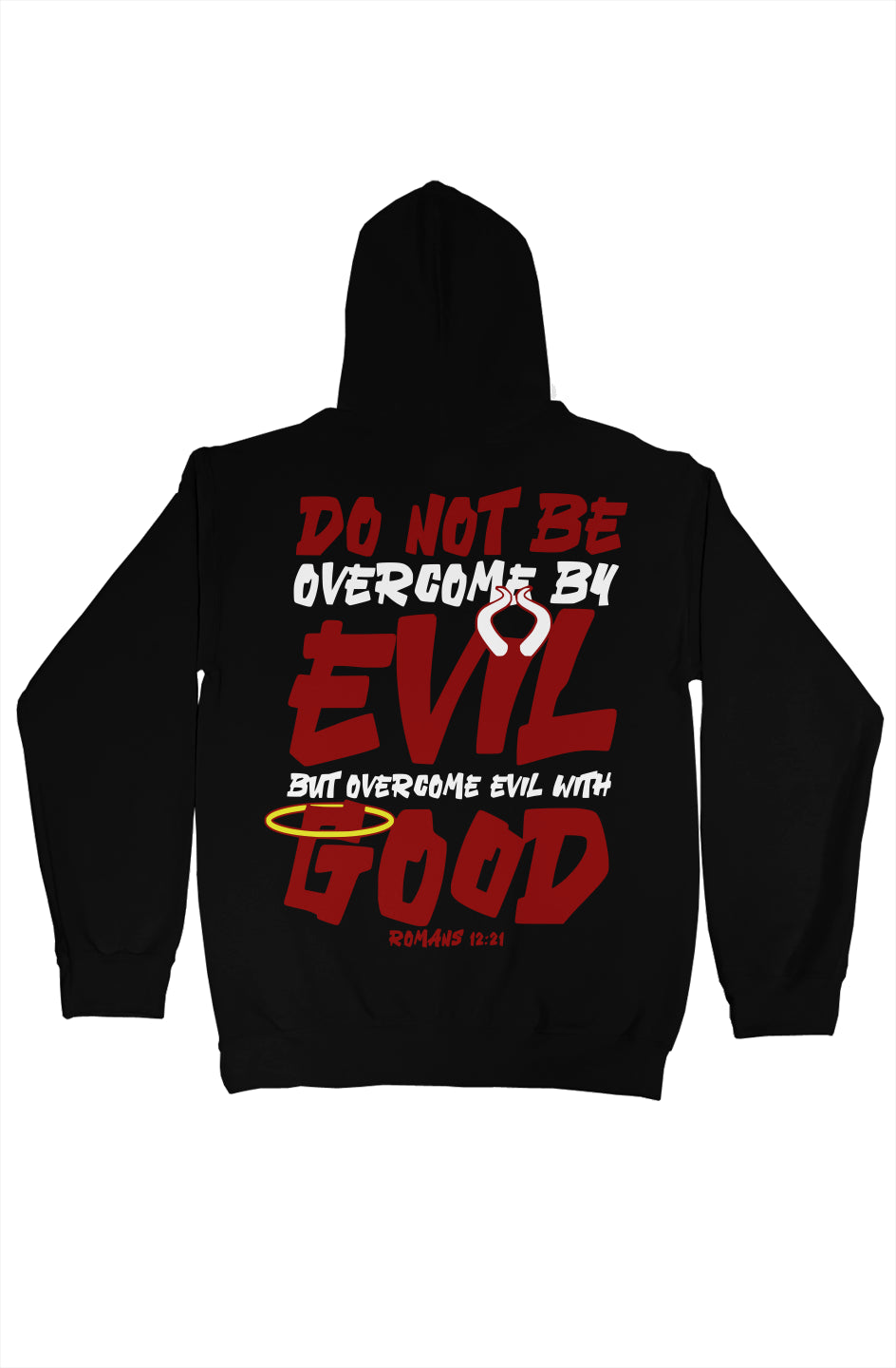 gildan pullover hoody Red Evil