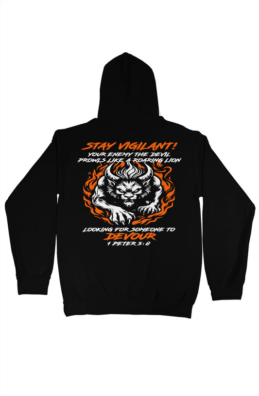 gildan pullover hoody Dark Orange Vigilant