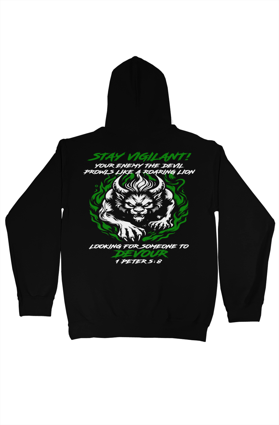 CUSTOMIZATION ITEM "Stay Vigilant" Hoodie - Pressed By U