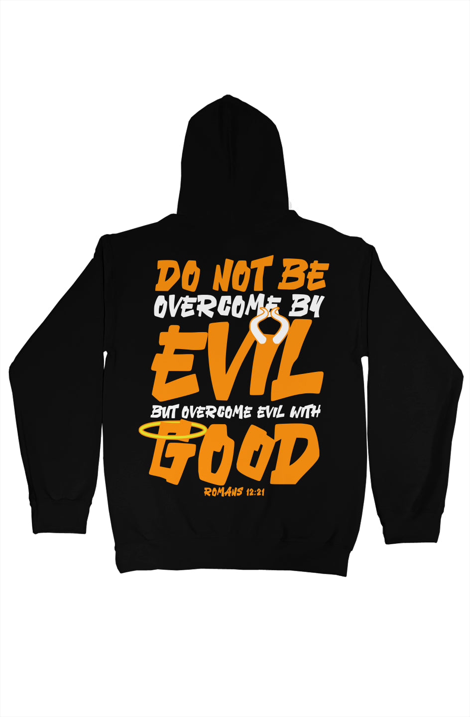 gildan pullover hoody Orange Evil
