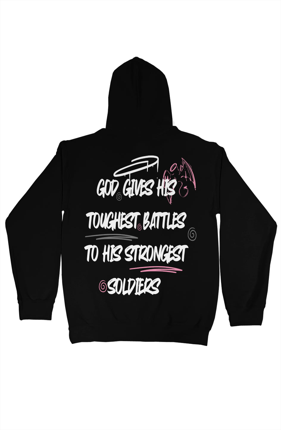 gildan pullover hoody Light Pink Battles