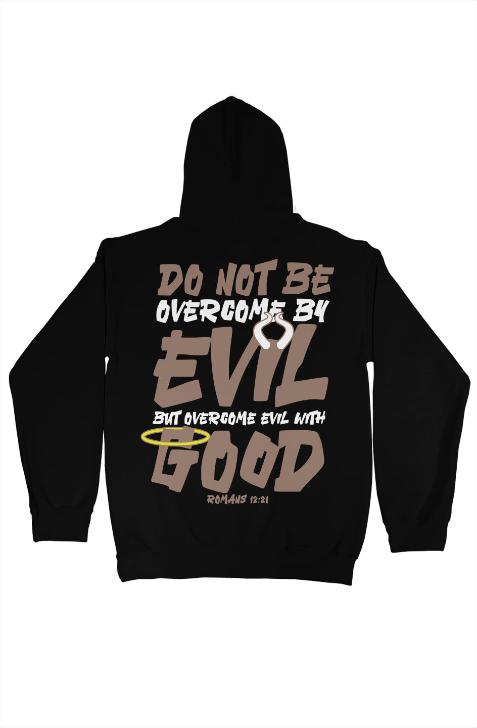 gildan pullover hoody Mocha Evil