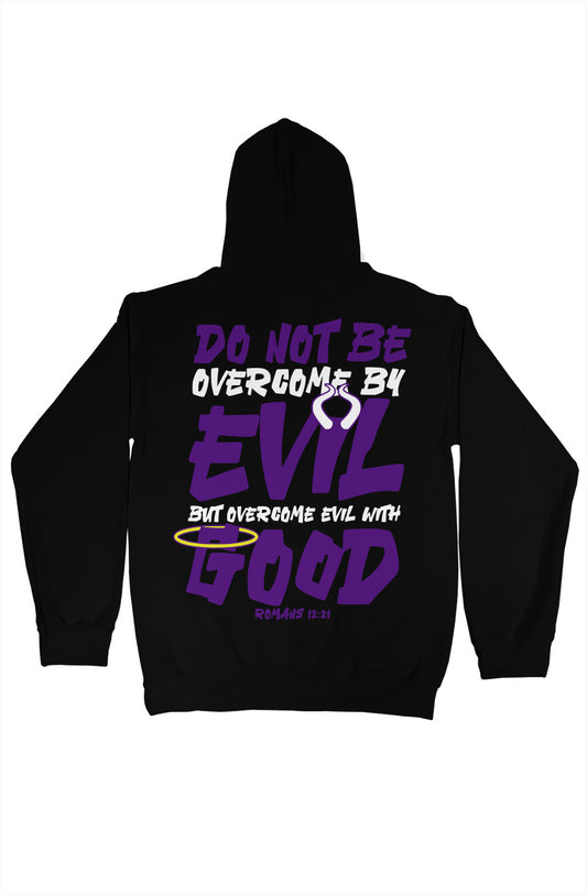 gildan pullover hoody Purple Evil