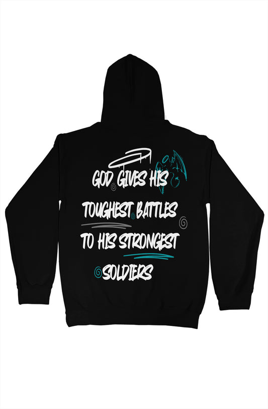 gildan pullover hoody Teal Battles